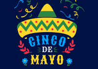 Cinco De Mayo Greeting Postcard Image Preview