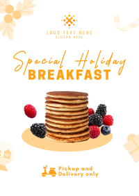 Holiday Breakfast Restaurant Flyer