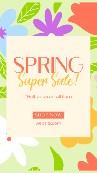 Spring Has Sprung Sale Instagram Story