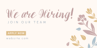 Floral Hiring Twitter Post