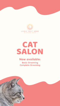 Cat Salon Packages Facebook Story