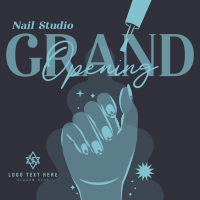 Nail Salon Opening Instagram Post