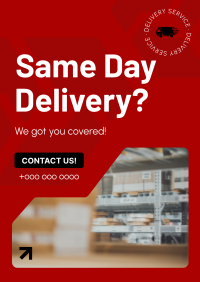 Professional Delivery Service Poster