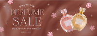 Elegant Perfume Sale Facebook Cover Design