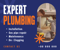 Expert Plumbing Facebook Post Design