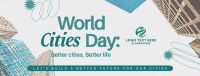 Modern World Cities Day Facebook Cover Image Preview