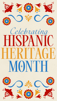 Traditional Hispanic Heritage Month Instagram Story