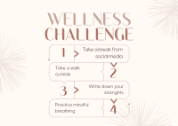 The Wellness Challenge Postcard
