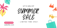 Fashion Summer Sale Twitter Post