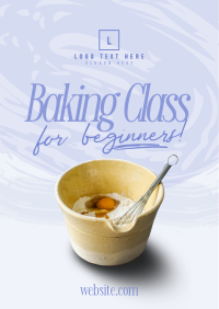 Beginner Baking Class Poster