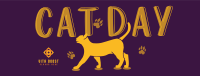 Happy Cat Day Facebook Cover Image Preview