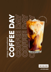 Ice Coffee Day Flyer