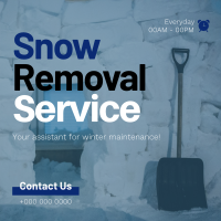 Snow Removal Assistant Instagram Post