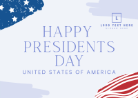 USA Presidents Day Postcard