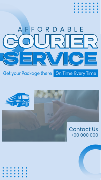 Affordable Courier Service Facebook Story