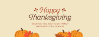 Happy Thanksgiving Facebook Cover Design