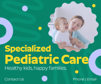 Pediatric Care Facebook Post