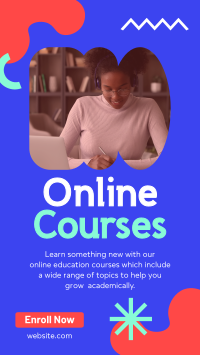 Online Education Courses Instagram Story