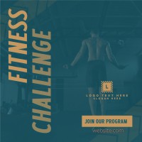 Fitness Challenge Instagram Post