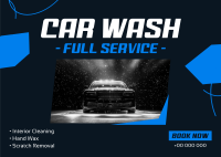 Carwash Full Service Postcard