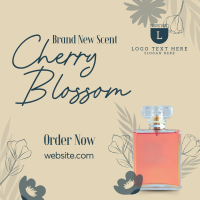 Elegant Flowery Perfume Instagram Post Design
