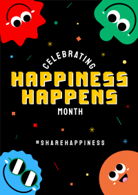 Share Happiness Poster