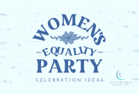 Women's Equality Celebration Pinterest Cover Image Preview