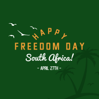 South Africa Freedom Instagram Post