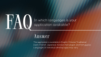 FAQ Modern Animation