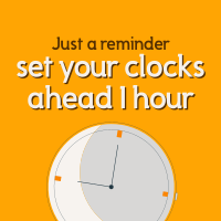 Daylight Saving Reminder Linkedin Post