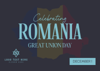 Romanian Celebration Postcard