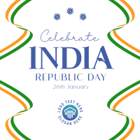 Fancy India Republic Day Instagram Post Design