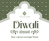 Blessed Bright Diwali Facebook Post