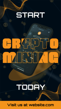 Cryptocurrency Mining Market Instagram Story