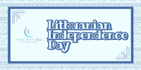 Folk Lithuanian Independence Day Twitter Post