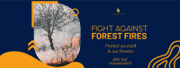 Fight Against Forest Fires Facebook Cover Design