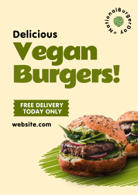 Vegan Burgers Flyer