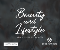 Beauty and Lifestyle Podcast Facebook Post