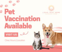 Pet Vaccination Facebook Post