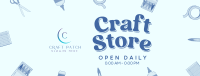 Kawaii Craft Shop Facebook Cover Image Preview