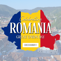 Romanian Celebration Instagram Post Design