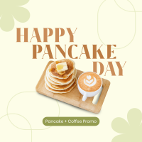 Pancakes Plus Latte Instagram Post