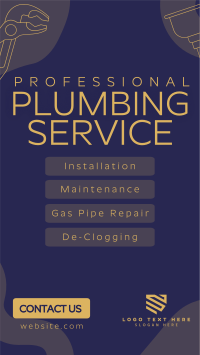 Simple Plumbing Service Instagram Reel