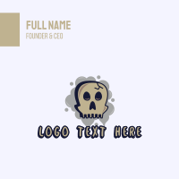 Skull Graffiti Art Business Card Image Preview