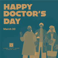 Happy Doctor's Day Instagram Post