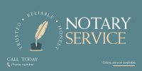 The Trusted Notary Service Twitter Post