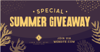 Corals Summer Giveaway Facebook Ad