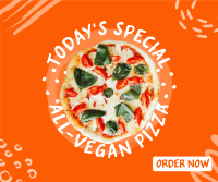 Vegan Pizza Facebook Post