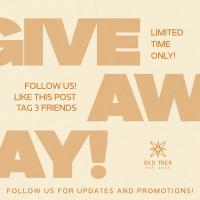 Minimalist Limited Time Giveaway  Instagram Post Image Preview