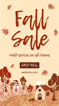 Autumn Leaves Sale Facebook Story